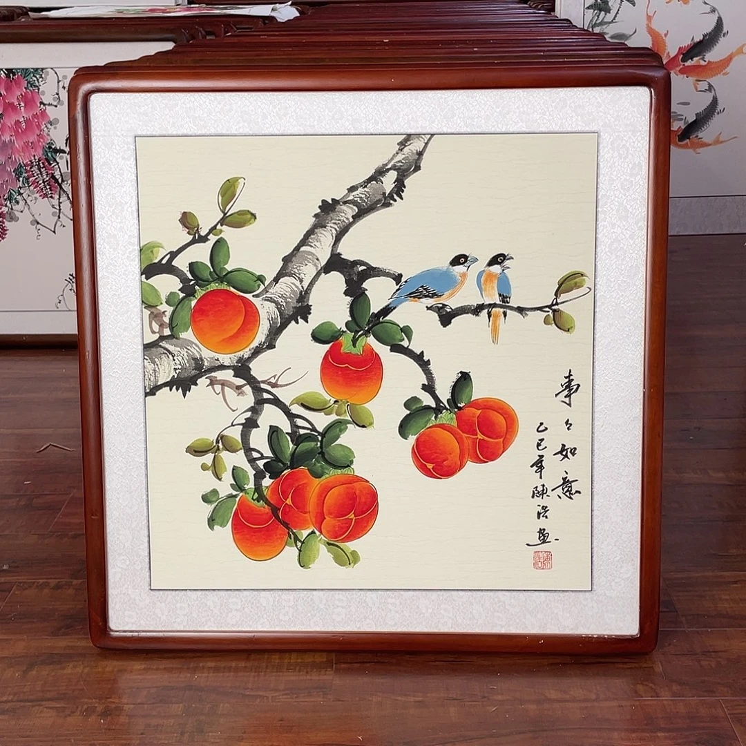 国画带框尺寸63*63厘米