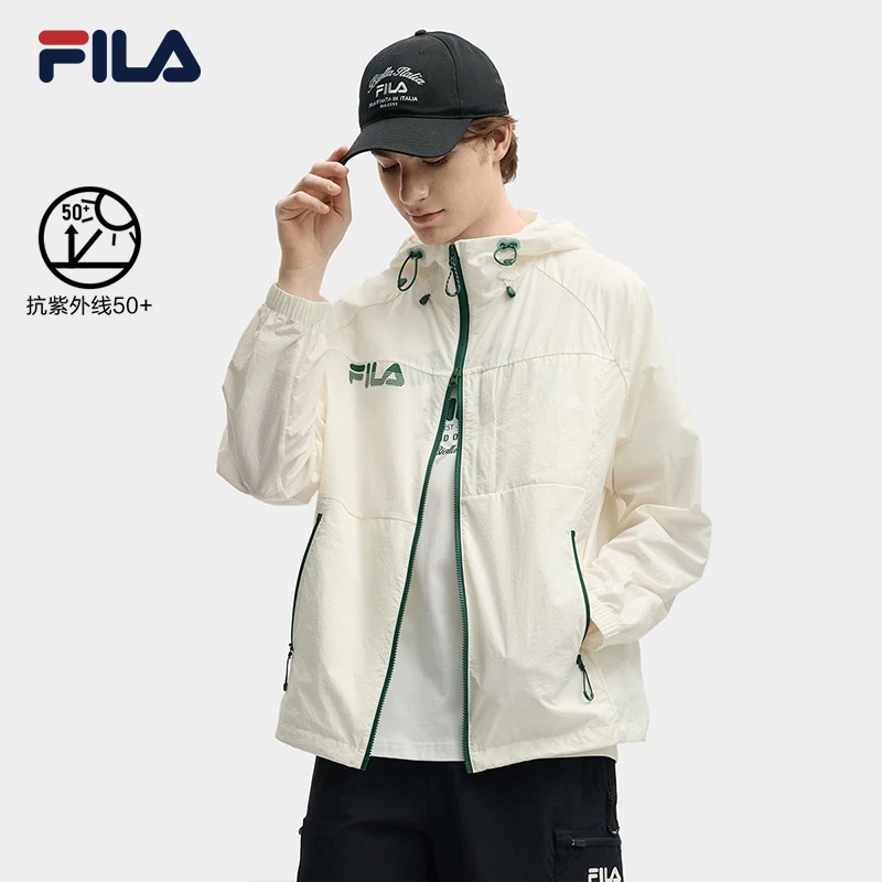 Fila/斐乐【抗紫外线50+】2025夏新款户外防晒服皮肤衣F11M539705F
