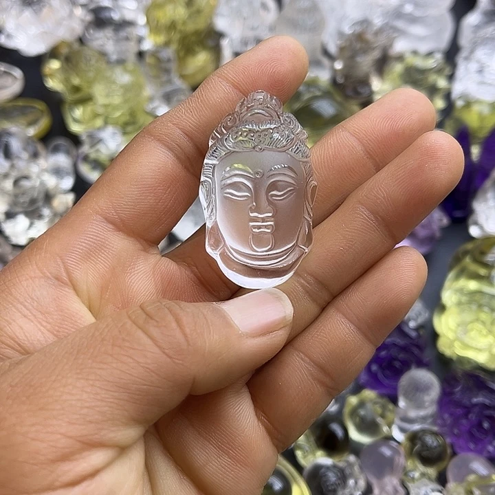 水晶摆件未镶嵌吊坠