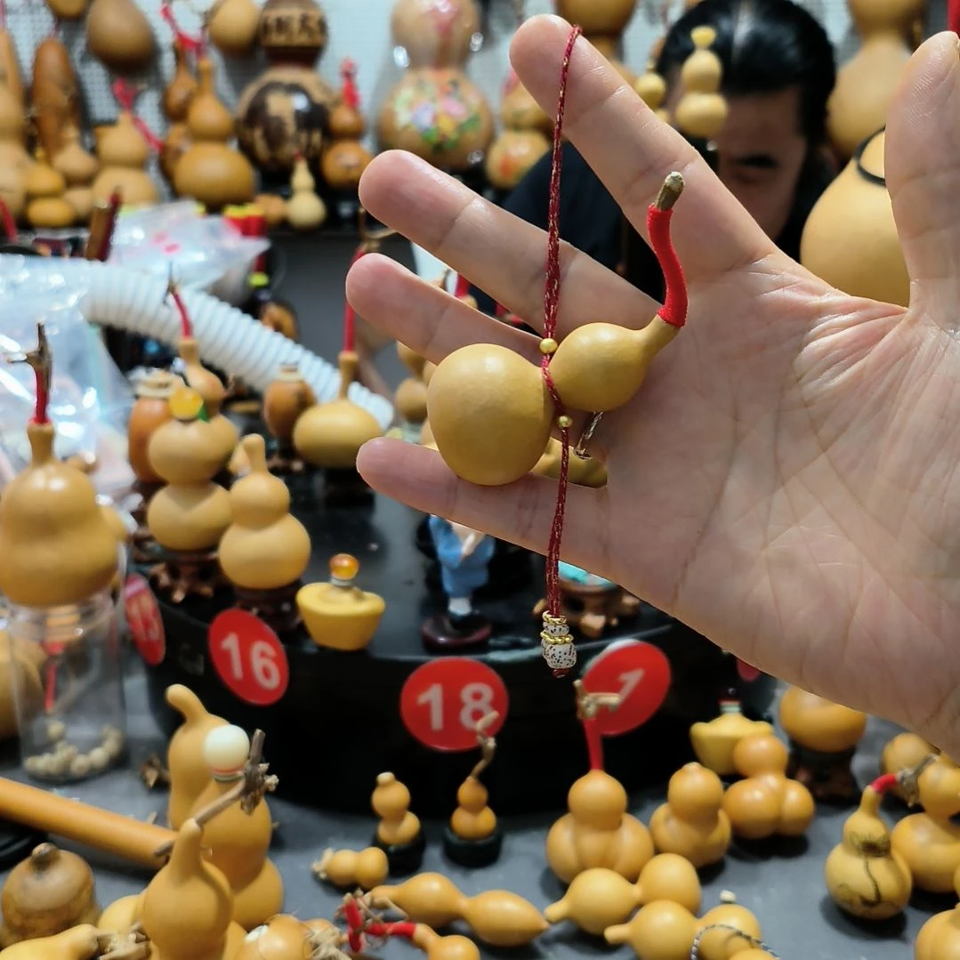 冶*木葫芦福禄双全手把件