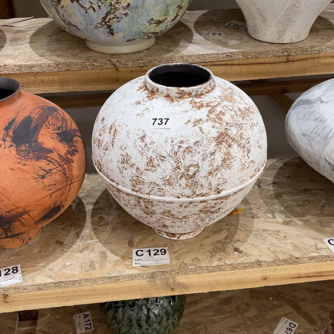 白泥花瓶景德镇陶瓷高度