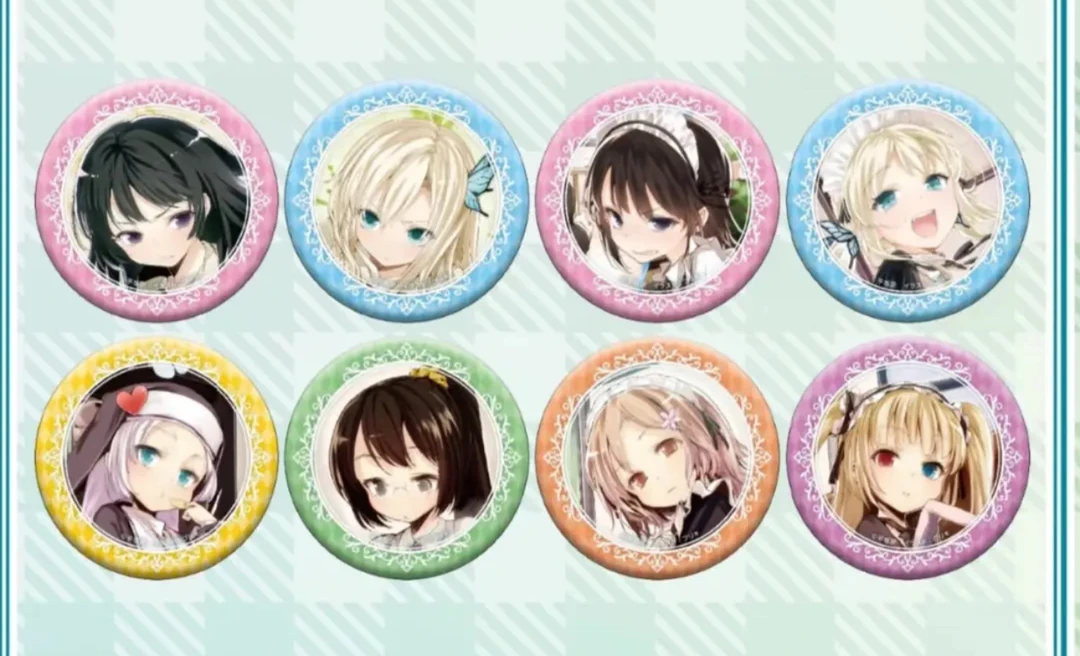 【现货】我的朋友很少 15周年纪念快闪吧唧徽章 亚克力砖