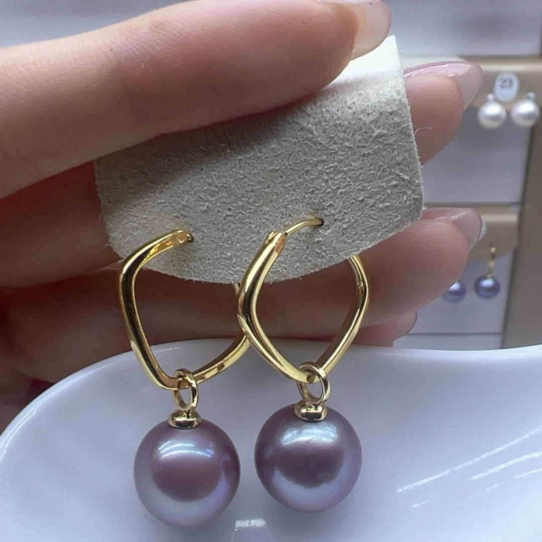 未镶嵌淡水珍珠耳饰
