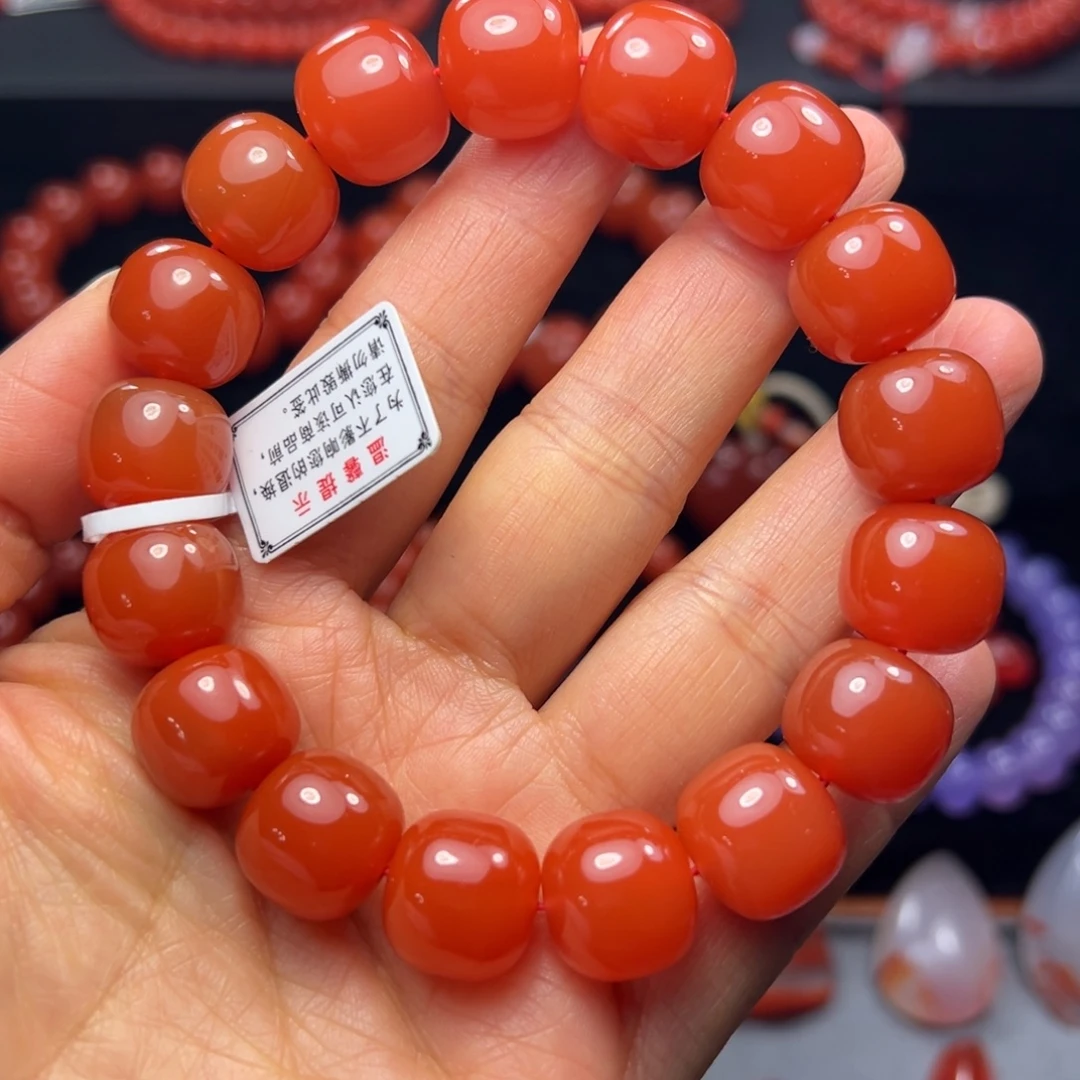南红玛瑙未镶嵌手串