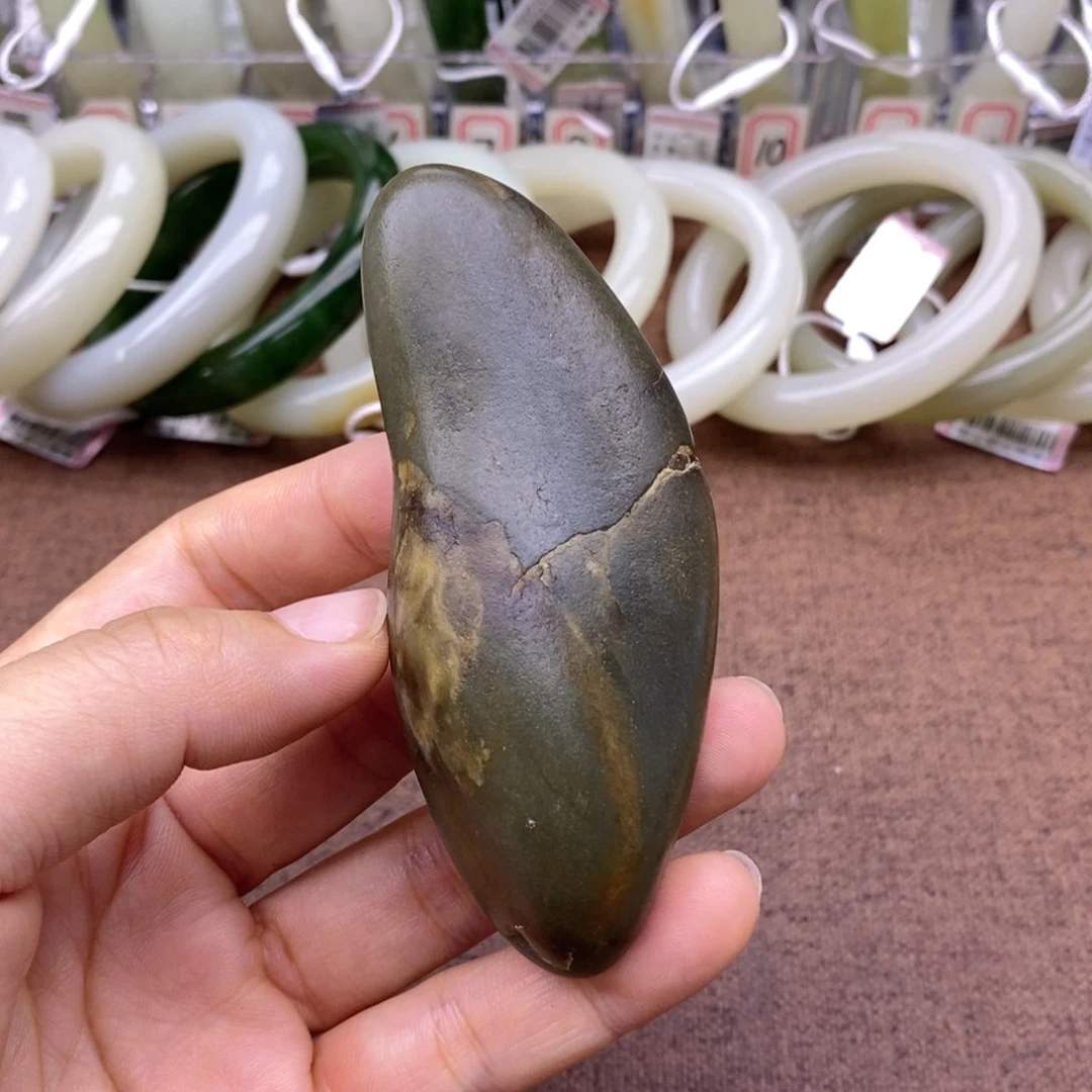 和田玉未镶嵌吊坠(不含链)