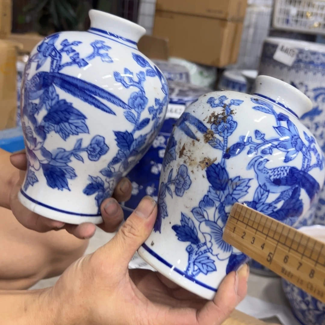 瓷片微瑕青花瓷器难得一漏
