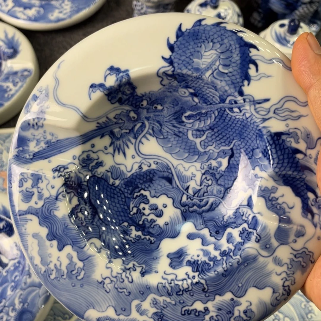 飞***车景德镇陶瓷手工手绘