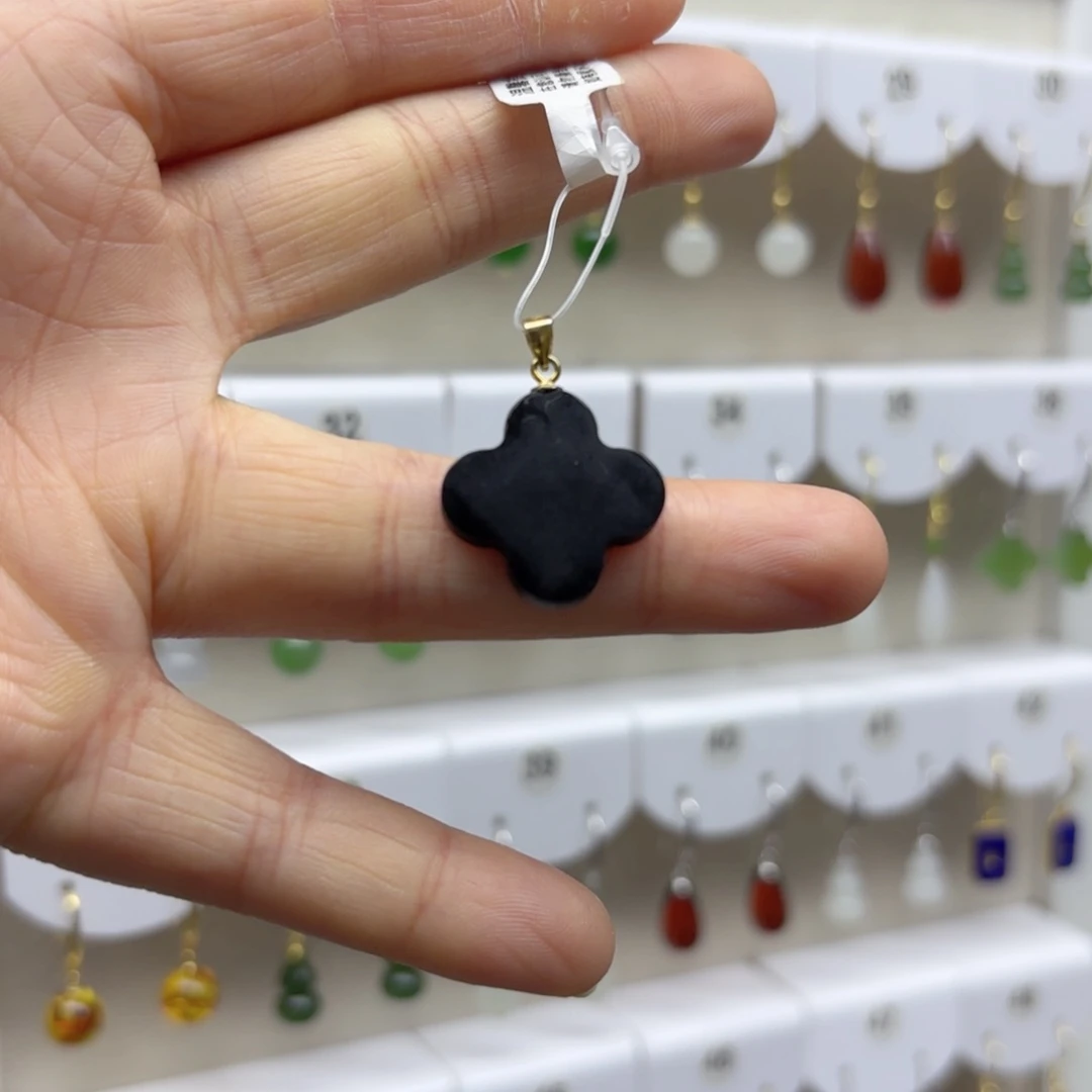 吊坠(不含链)银S925镶嵌和田玉