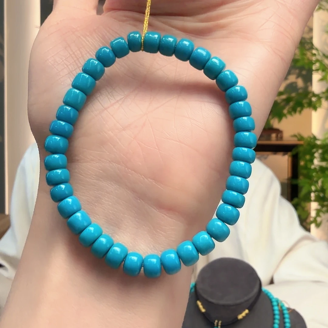 绿松石未镶嵌颈饰