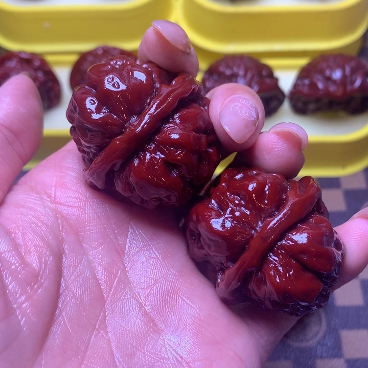 文玩核桃把件蛤蟆头38