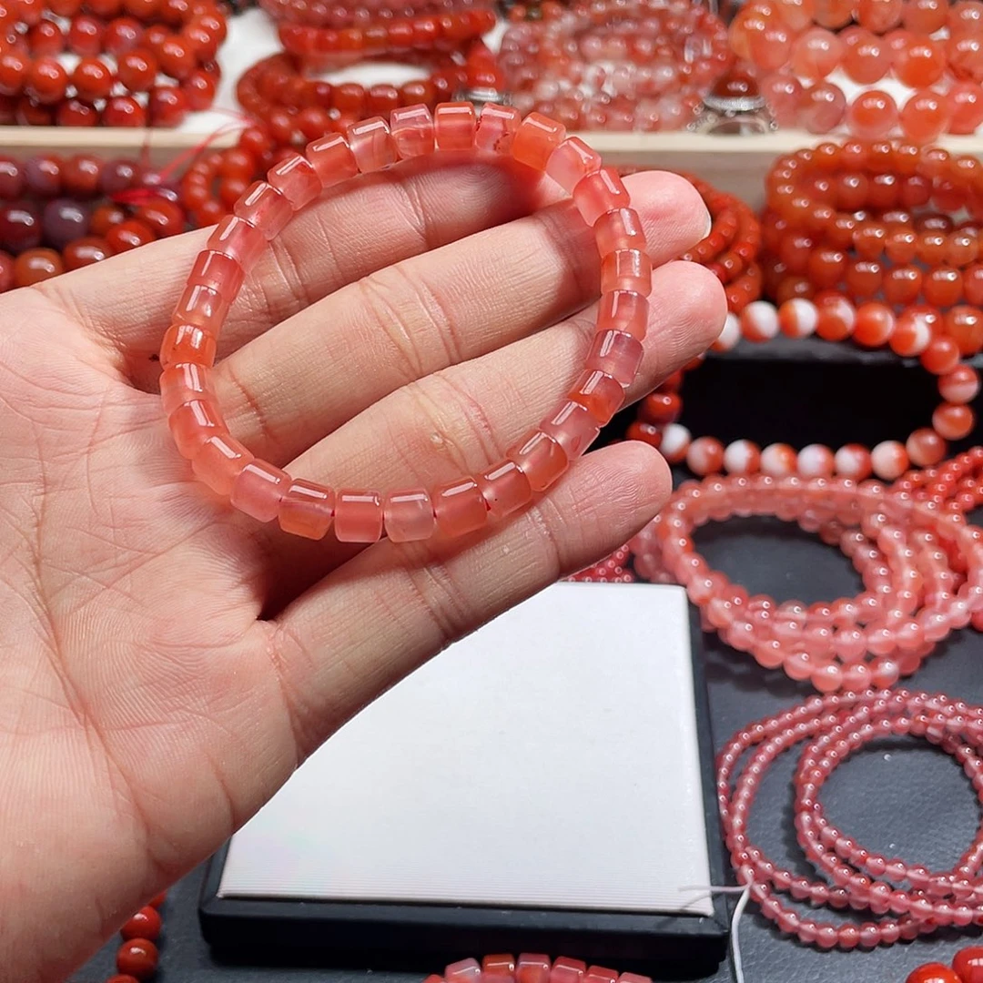 苹***宝手链未镶嵌南红玛瑙