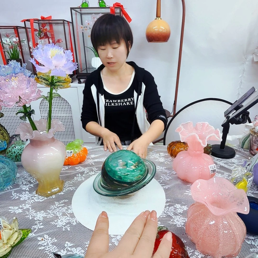 琉璃花瓶花器艺术品