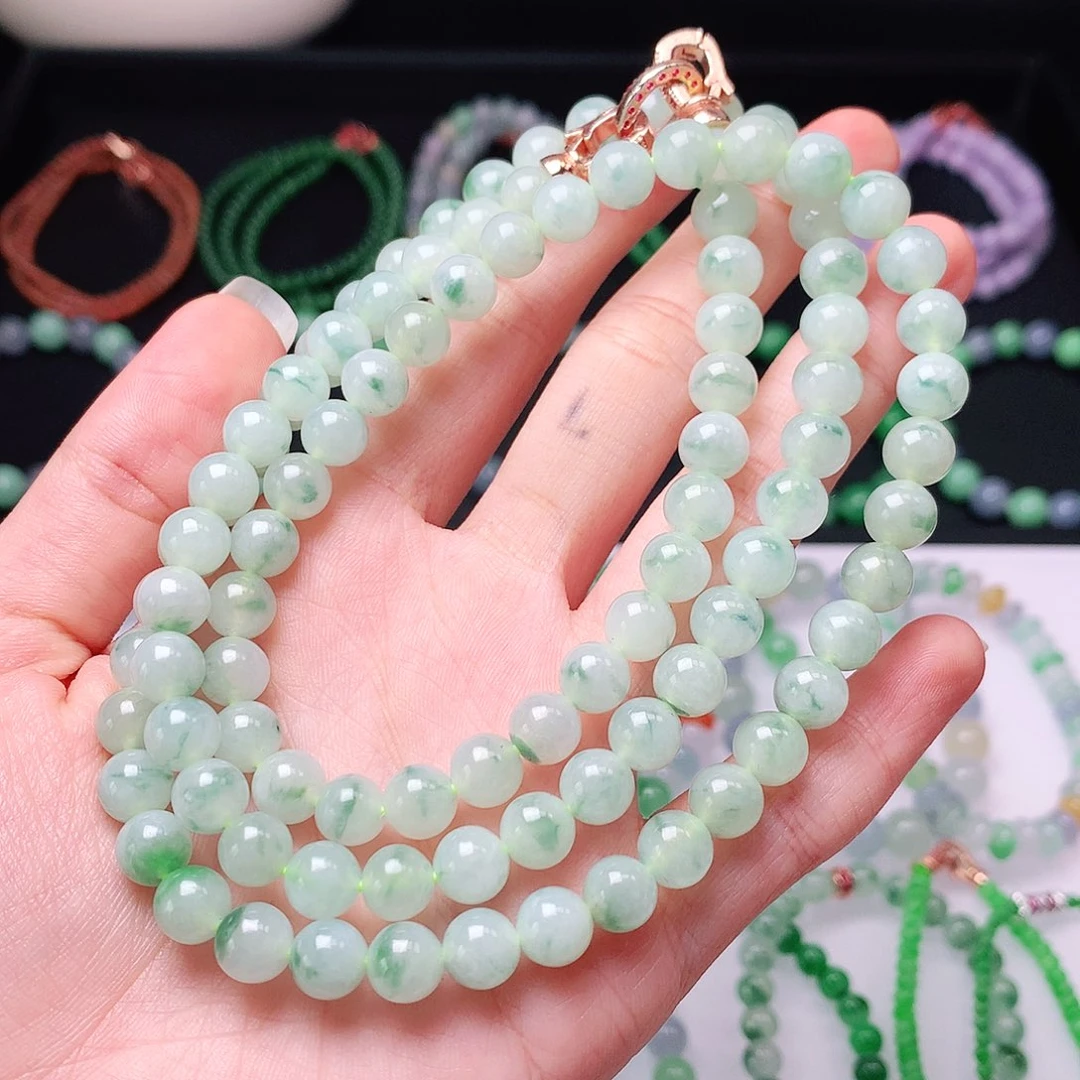 浅***然未镶嵌手链翡翠翡翠