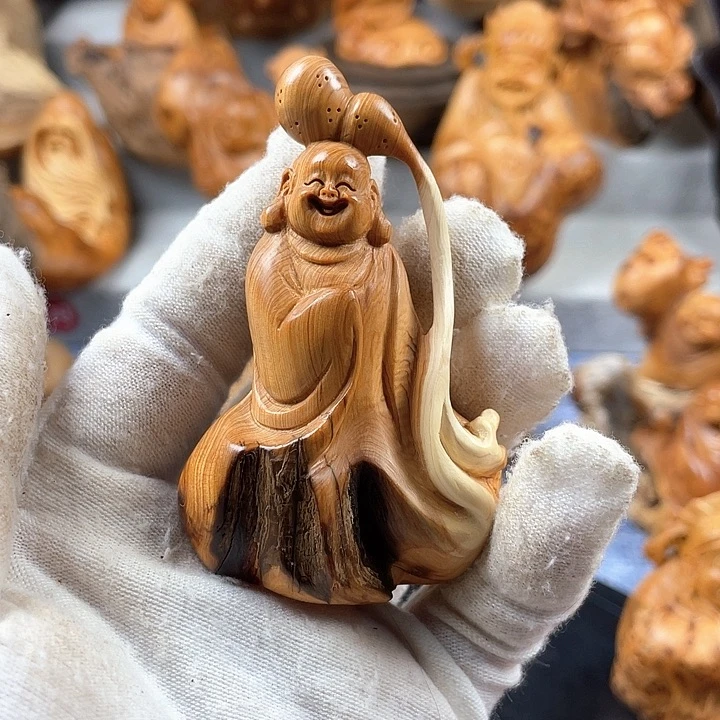 柏木（崖柏）米勒手把件