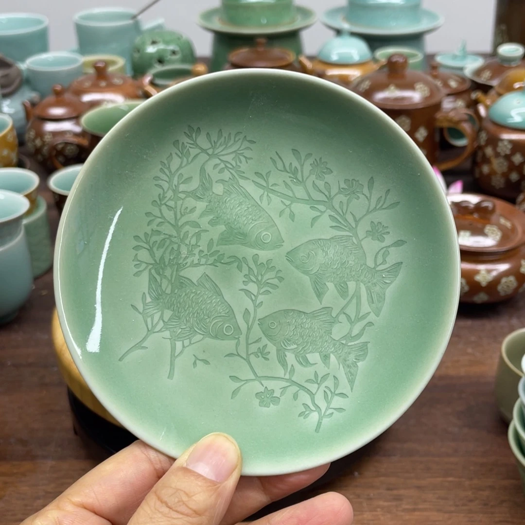 微瑕特价11.5厘米青瓷