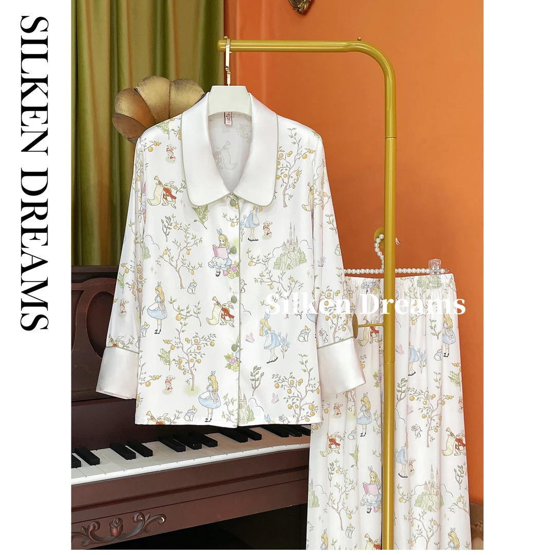 【爱丽丝｜梦游仙境】（顺丰包邮）春秋时尚潮流薄款睡衣家居服套装