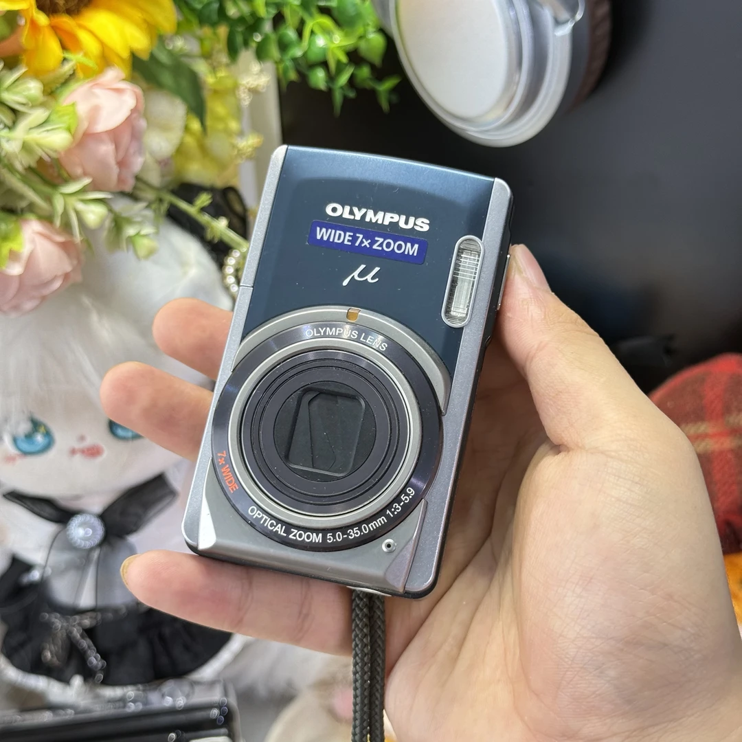 9新 Casio/卡西欧 奥林巴斯u7020冷白皮柔焦滤镜多适合新手带配件