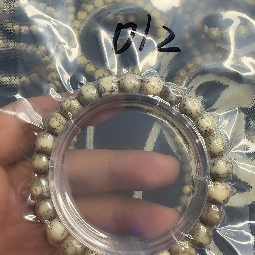 手串星月菩提大留白糯冰012