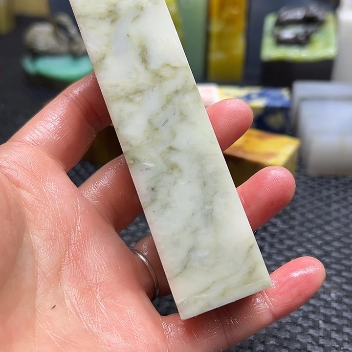 橙***)青田石印章石印章石