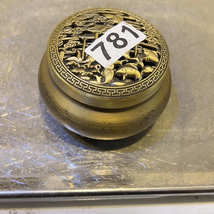 黄铜摆件，文房工艺品摆件