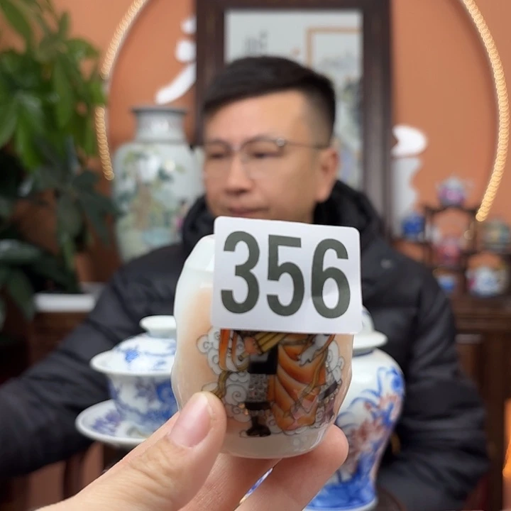 陶摆件景德镇陶瓷手工盖置