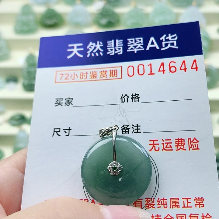 颈饰未镶嵌翡翠吊