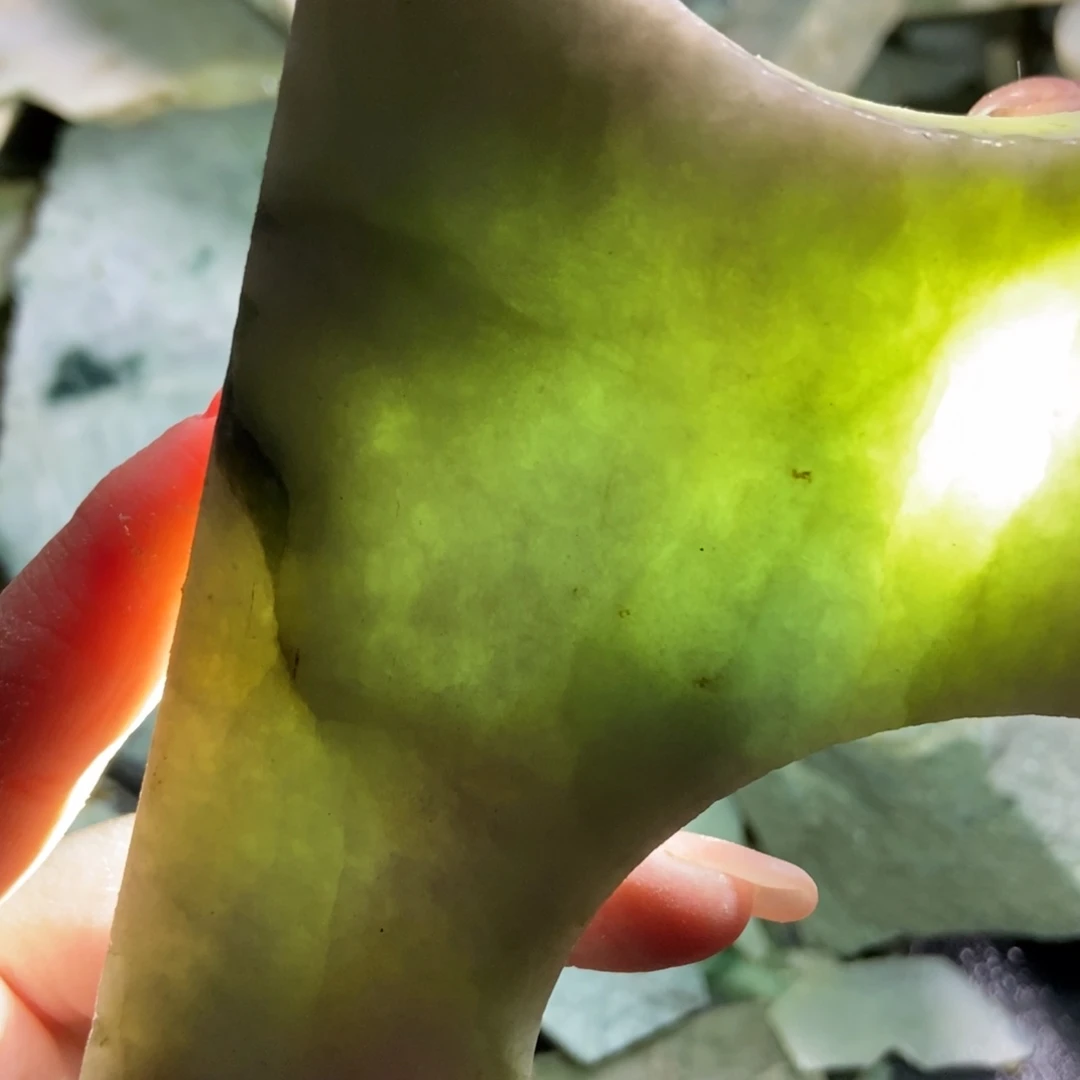 翡翠未镶嵌挂件天然翡翠