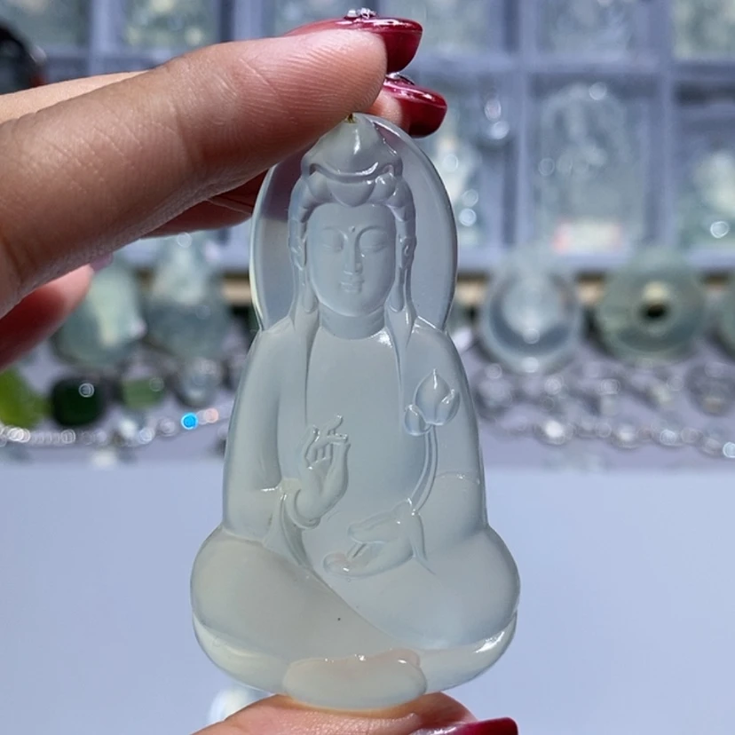 【闪购商品】岫玉颈饰未镶嵌宏**业素衣