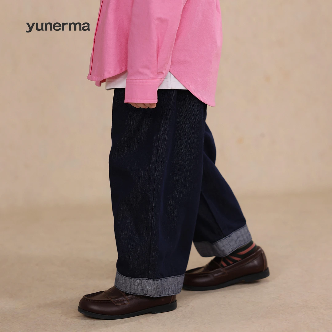 宝宝幼儿园春夏薄款牛仔休闲裤允儿妈女童洋气防蚊裤儿童裤子