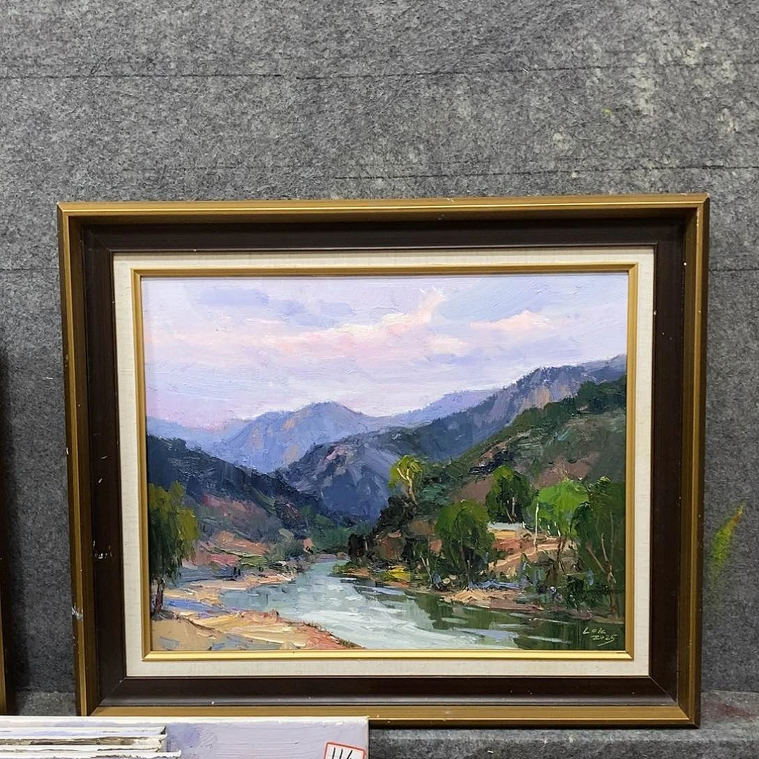 油画带外框画芯尺寸40x50 c m