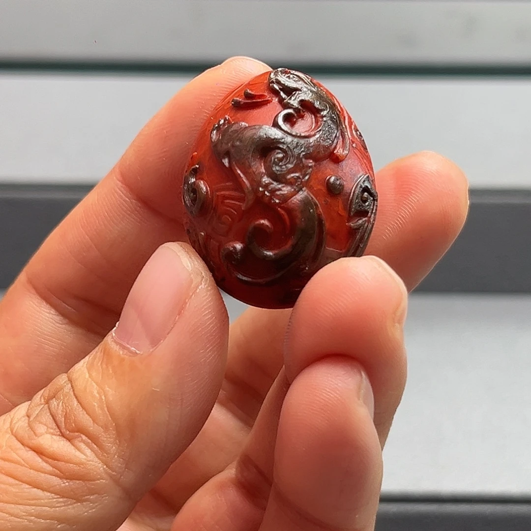 南红玛瑙合金颈饰