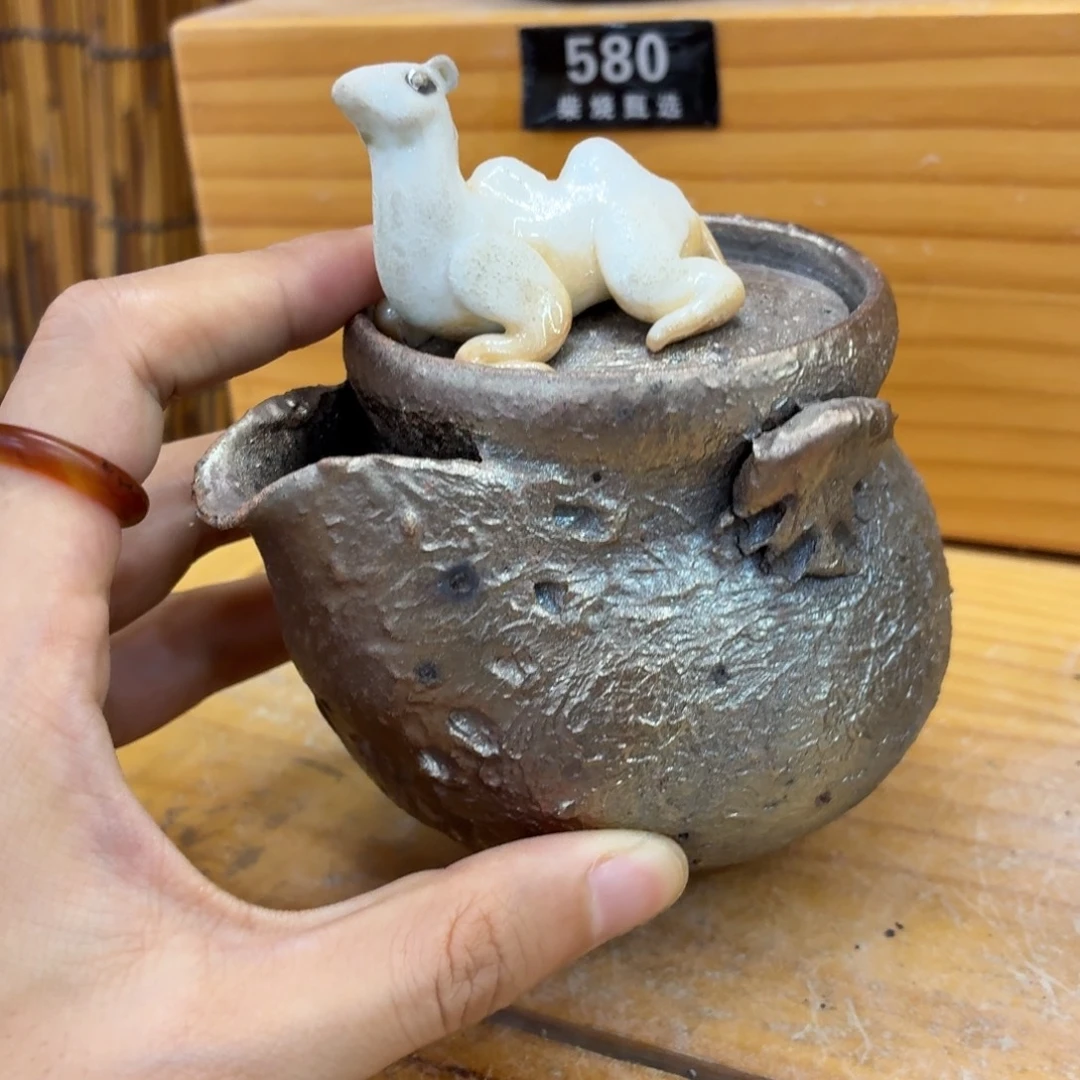 陶园柴烧，精品高货573，泥纹