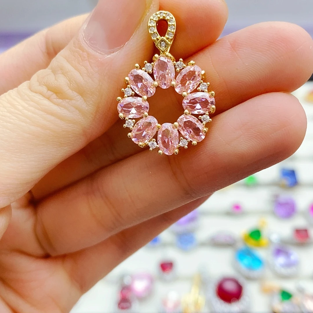 吊坠(赠链)蓝宝石未镶嵌