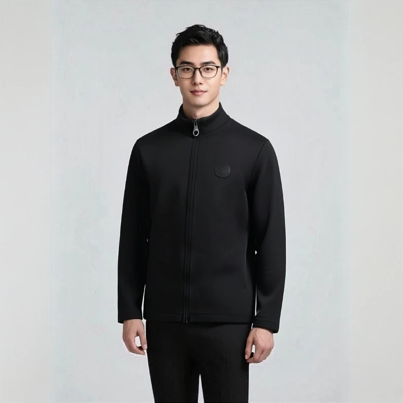 99新 BURBERRY/博柏利 16160190 徽标战马拉链夹克外套 L码