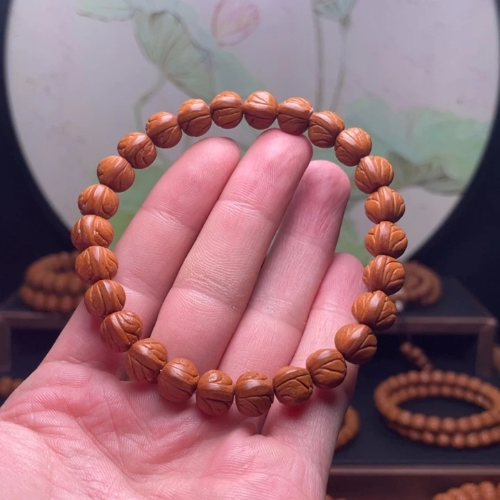 手串桃核玉龙脊手串