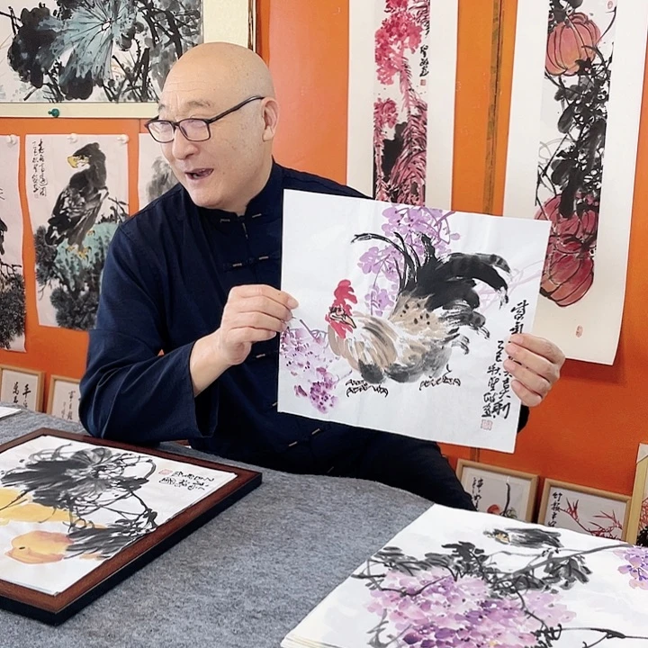 国画张圣敏先生纯手绘作品