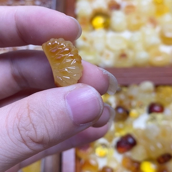 吊坠橄榄核小橘子
