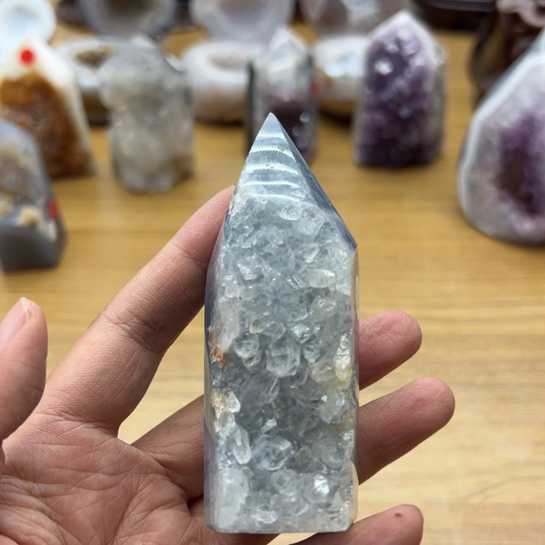水晶水晶无镶嵌未镶嵌柱子29