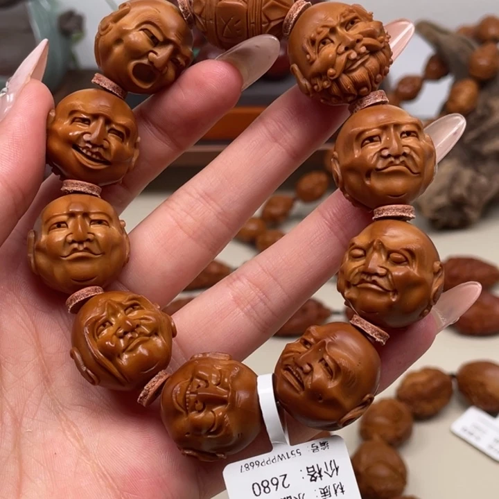 橄榄核手串/手链须派十八罗汉2.2/2.1