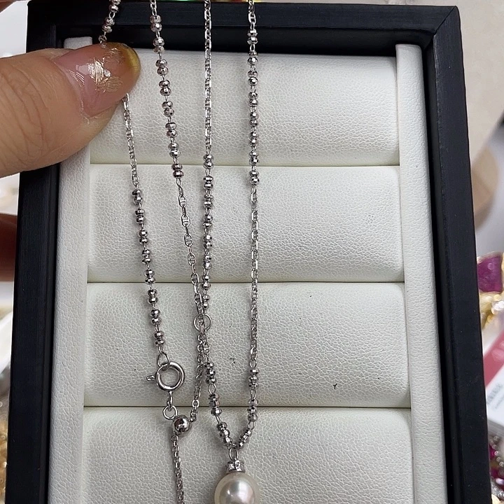 海水珍珠颈饰银S925镶嵌