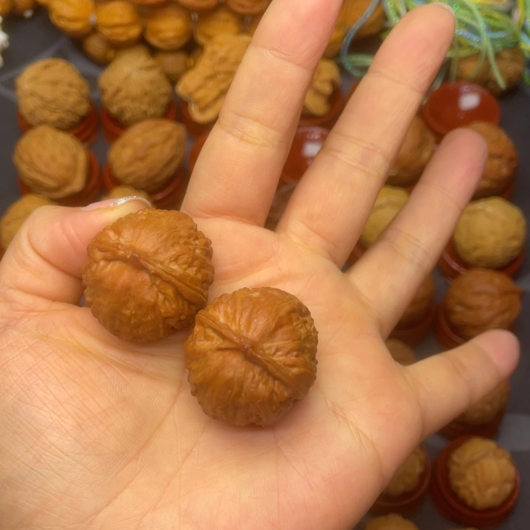 执***老文玩核桃把件胖头陀