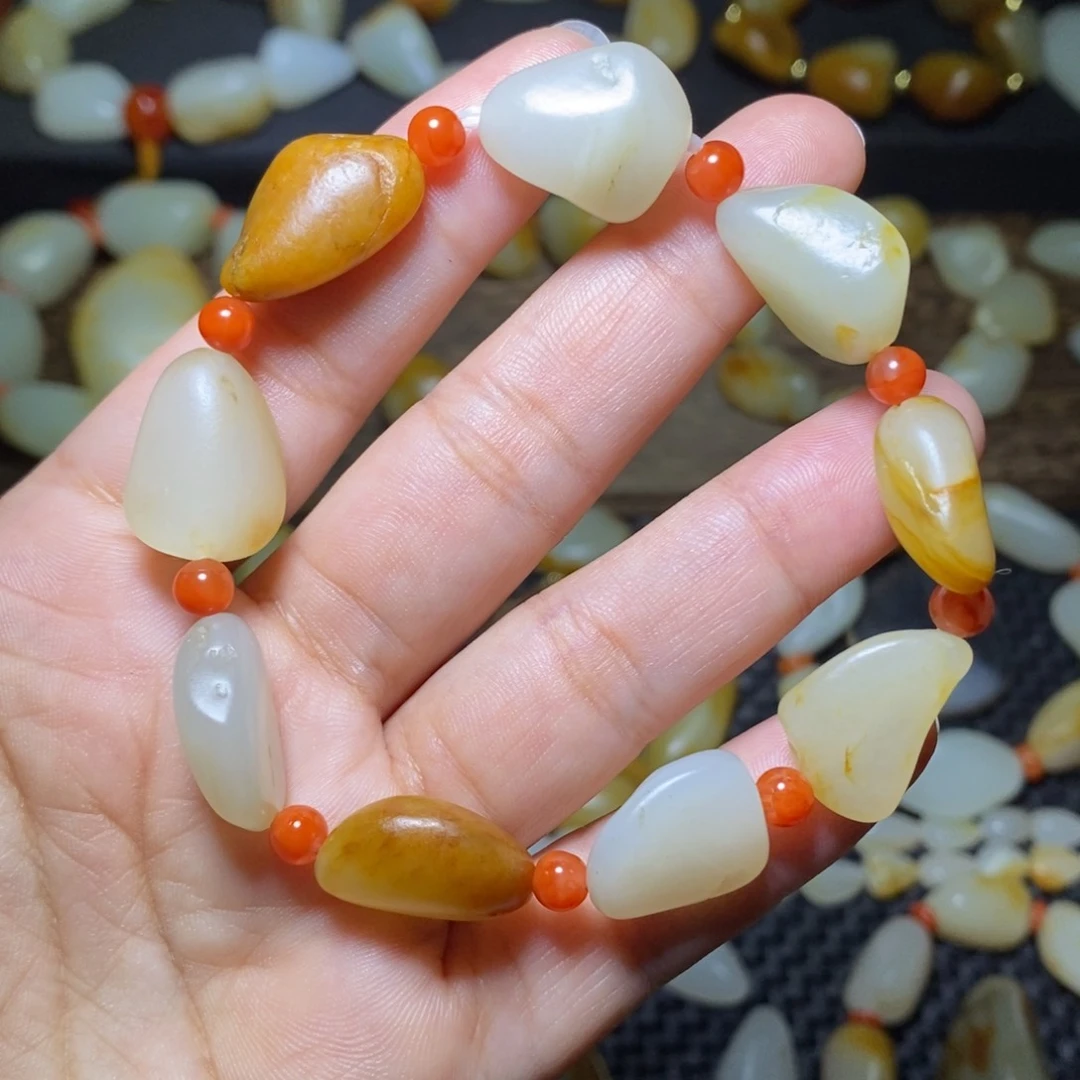 和田玉手链未镶嵌