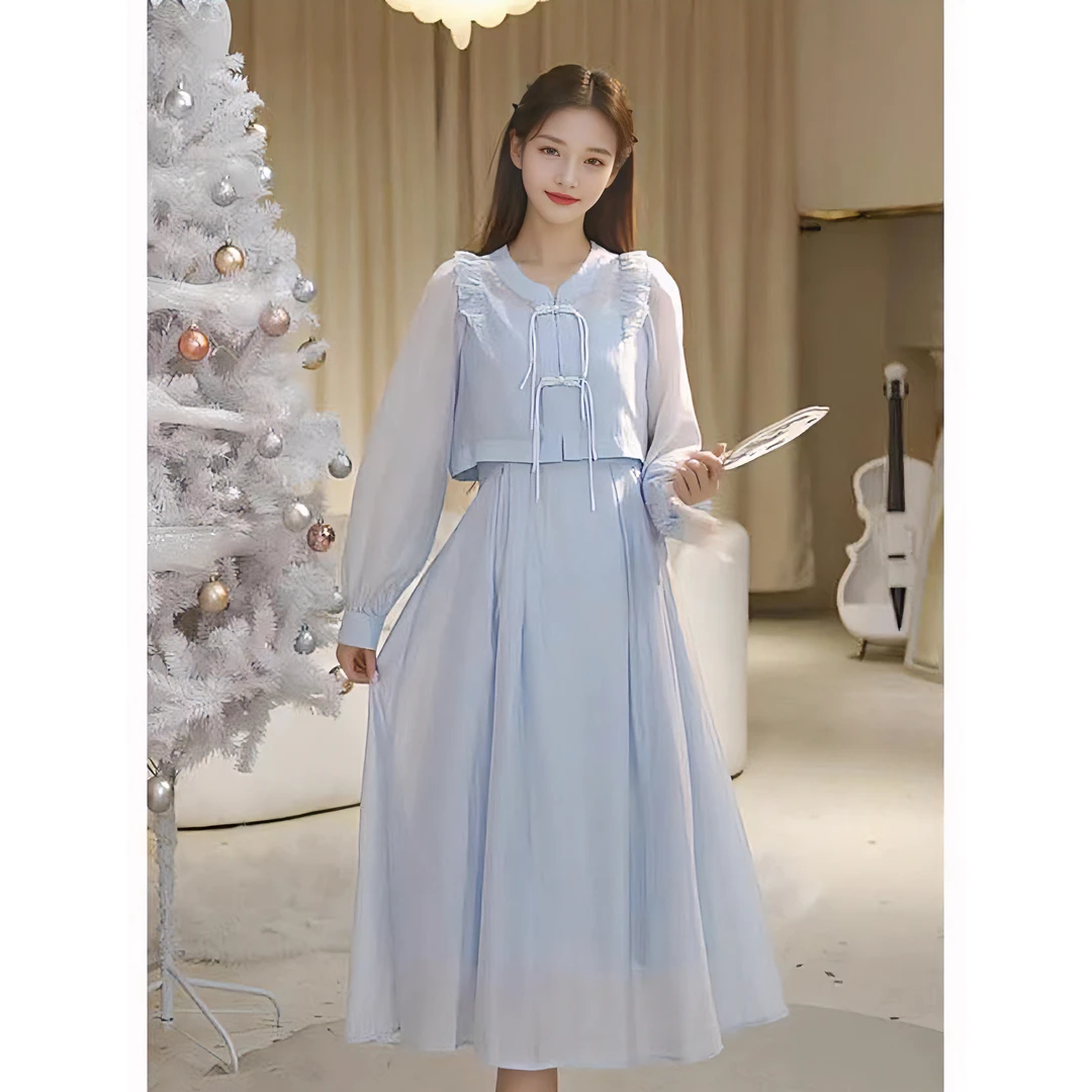 【大潘优品】【春满园】520礼物清凉小衫女装连衣裙CDP4LYQ035A