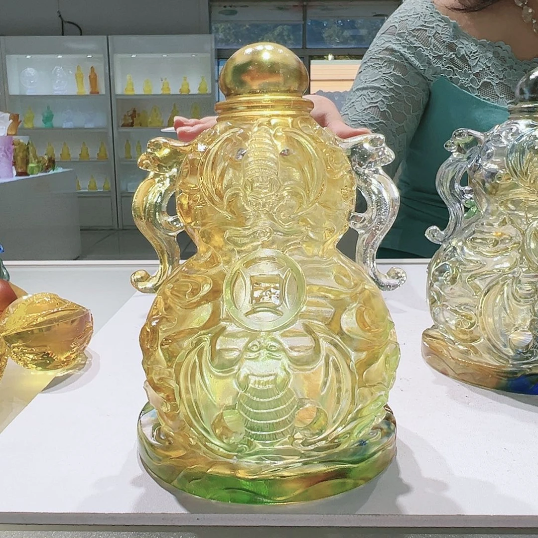 【闪购商品】手工艺品琉璃明*?葫芦香薰炉