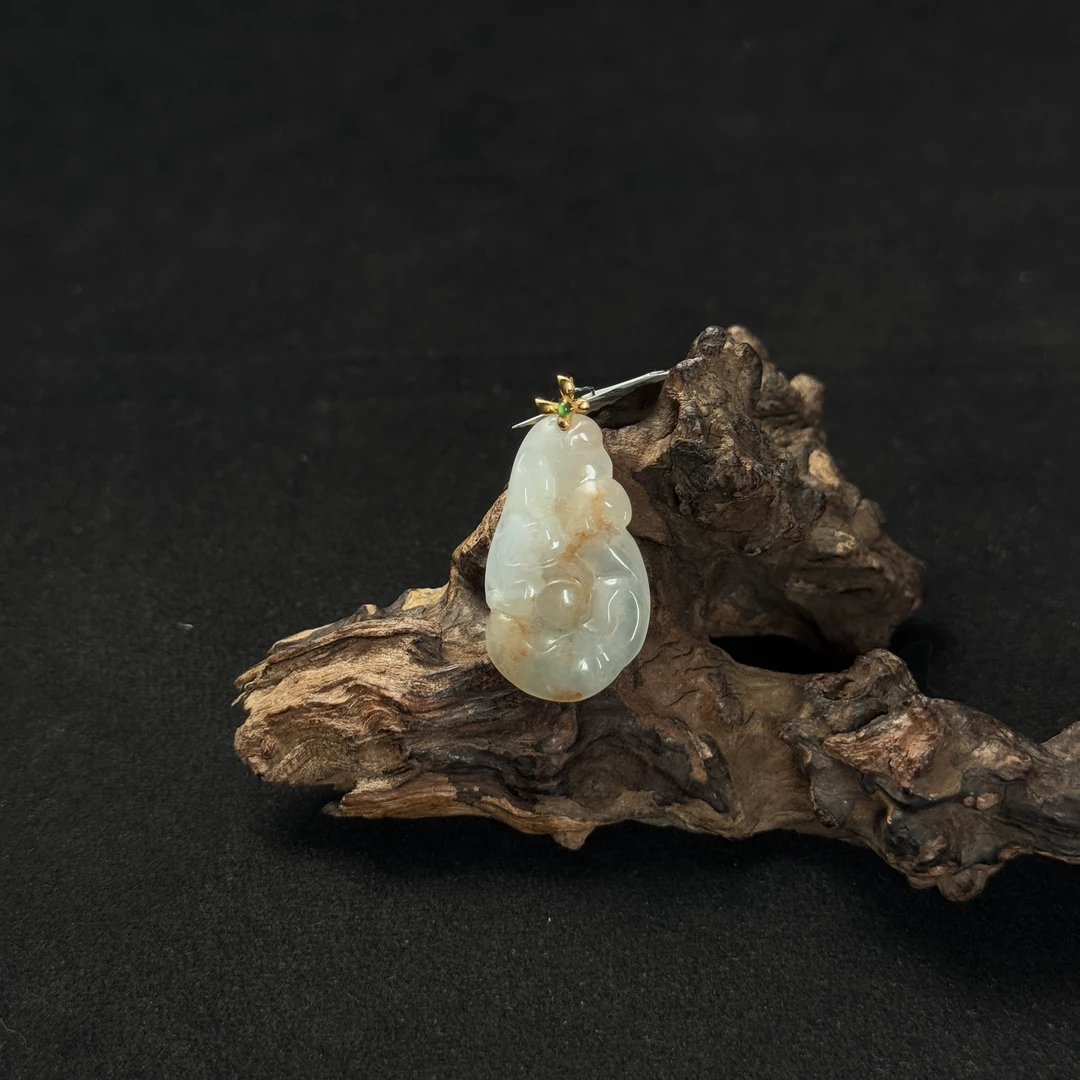 【诚翠拍品第一百期午】翡翠15吊坠BYT80049金