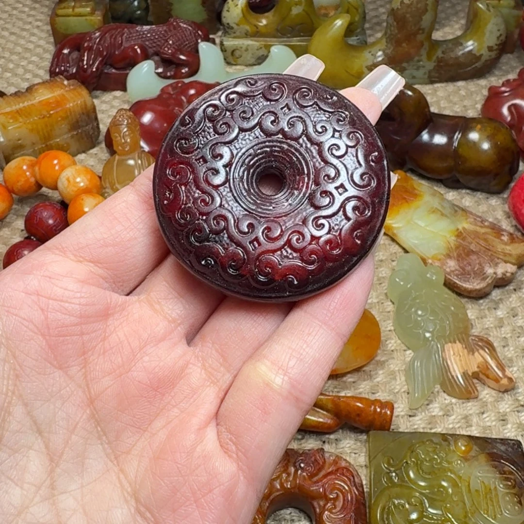 白玉菩提吊坠挂件