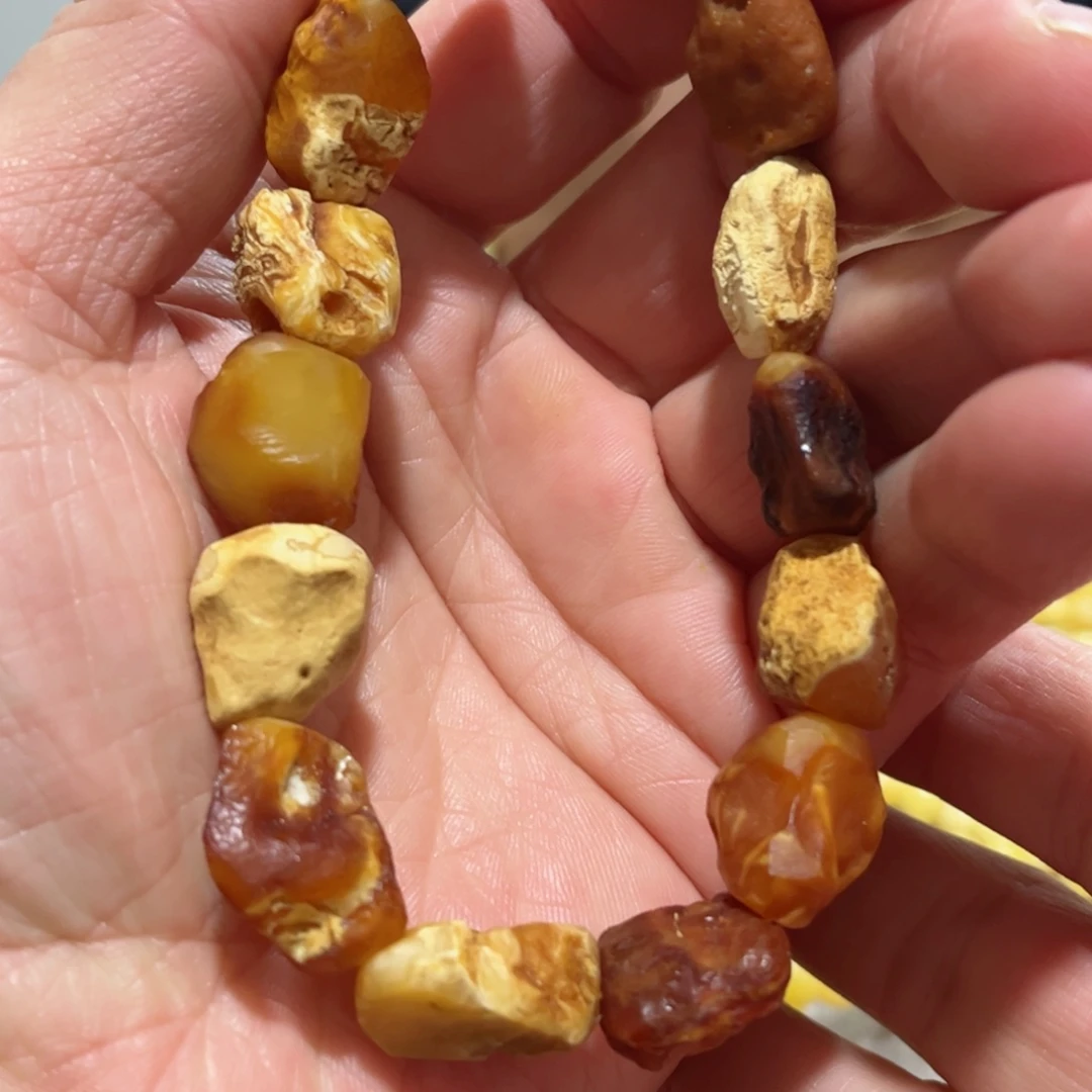 蜜蜡手串未镶嵌琥珀蜜蜡手串手链