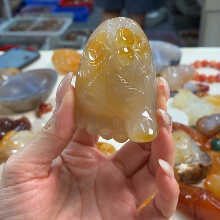 玛瑙/玉髓吊坠(不含链)未镶嵌