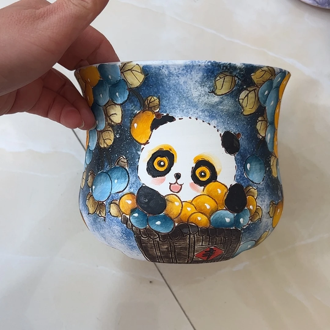 景德镇炫彩手绘口15