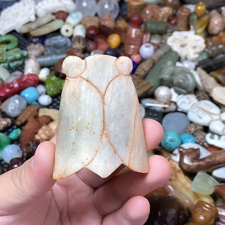 和田玉未镶嵌颈饰125